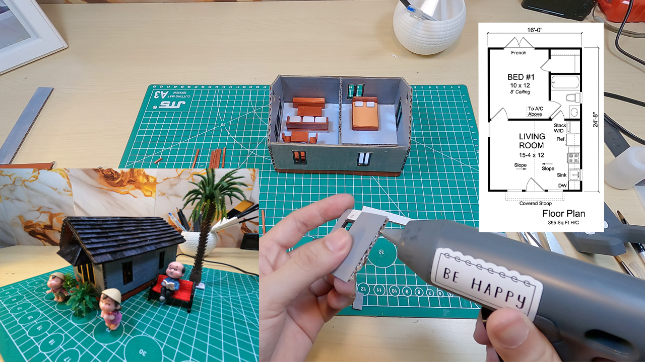 Building a Simple House with Cardboard: A Beginner’s Guide with Full Assembly Drawings