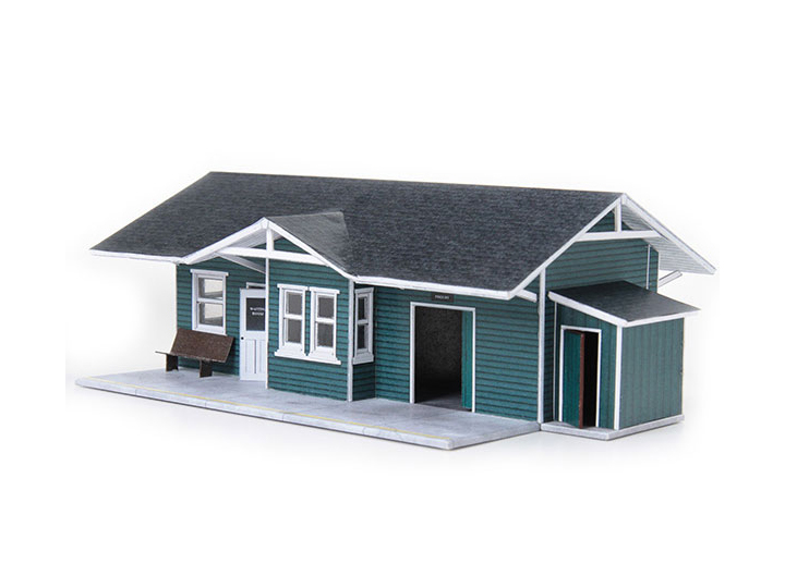 cardstock model house